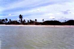 Llegando a Isla Arena